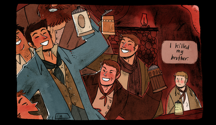 His Face All Red image