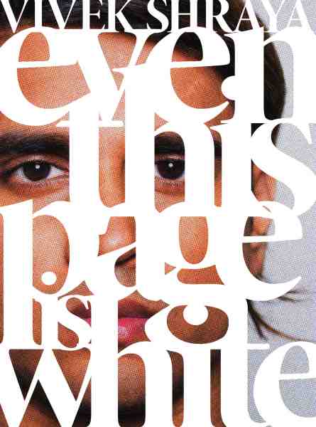 Front cover of "even this page is white"