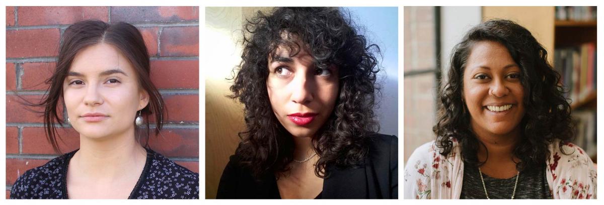 Poetry Contest Winners: Selina Boan, Rebecca Salazar, and Angela Britto