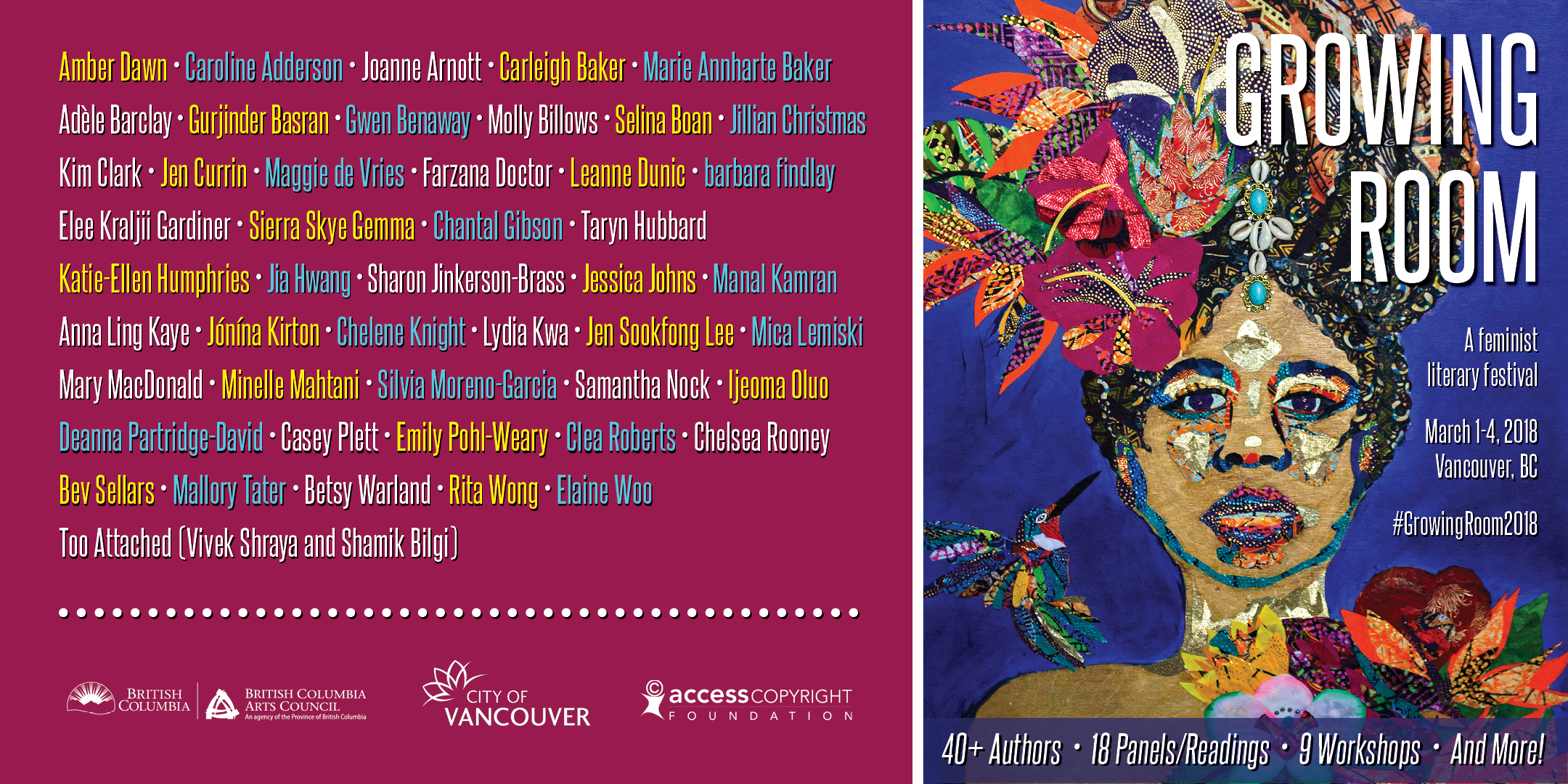 Registration for Growing Room 2018 is now open!