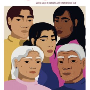 Illustration by Paige Jung of five Asian faces of various ages and skin colours. All are wearing bright clothes and have sombre expressions.