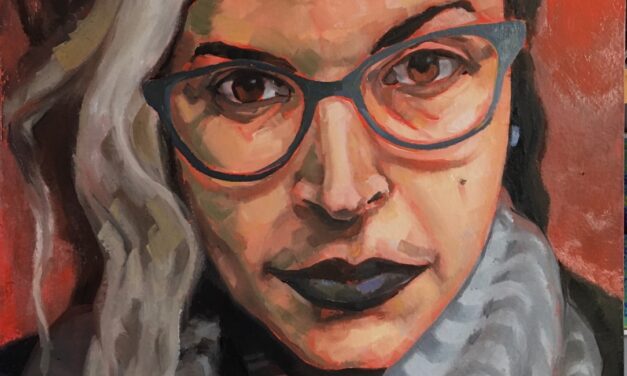 “The Nasib, standing at the ruins”  by Rasha Abdulhadi