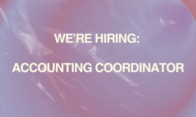 We’re Hiring: Accounting Coordinator