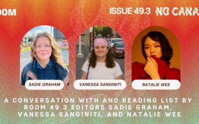 A conversation with and reading list by  Room 49.3 editors Sadie Graham, Vanessa Sanginiti, and Natalie Wee
