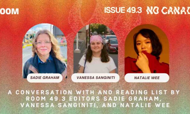 A conversation with and reading list by  Room 49.3 editors Sadie Graham, Vanessa Sanginiti, and Natalie Wee